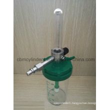 DIN Oxygen Flowmeters with 400ml Humidifiers